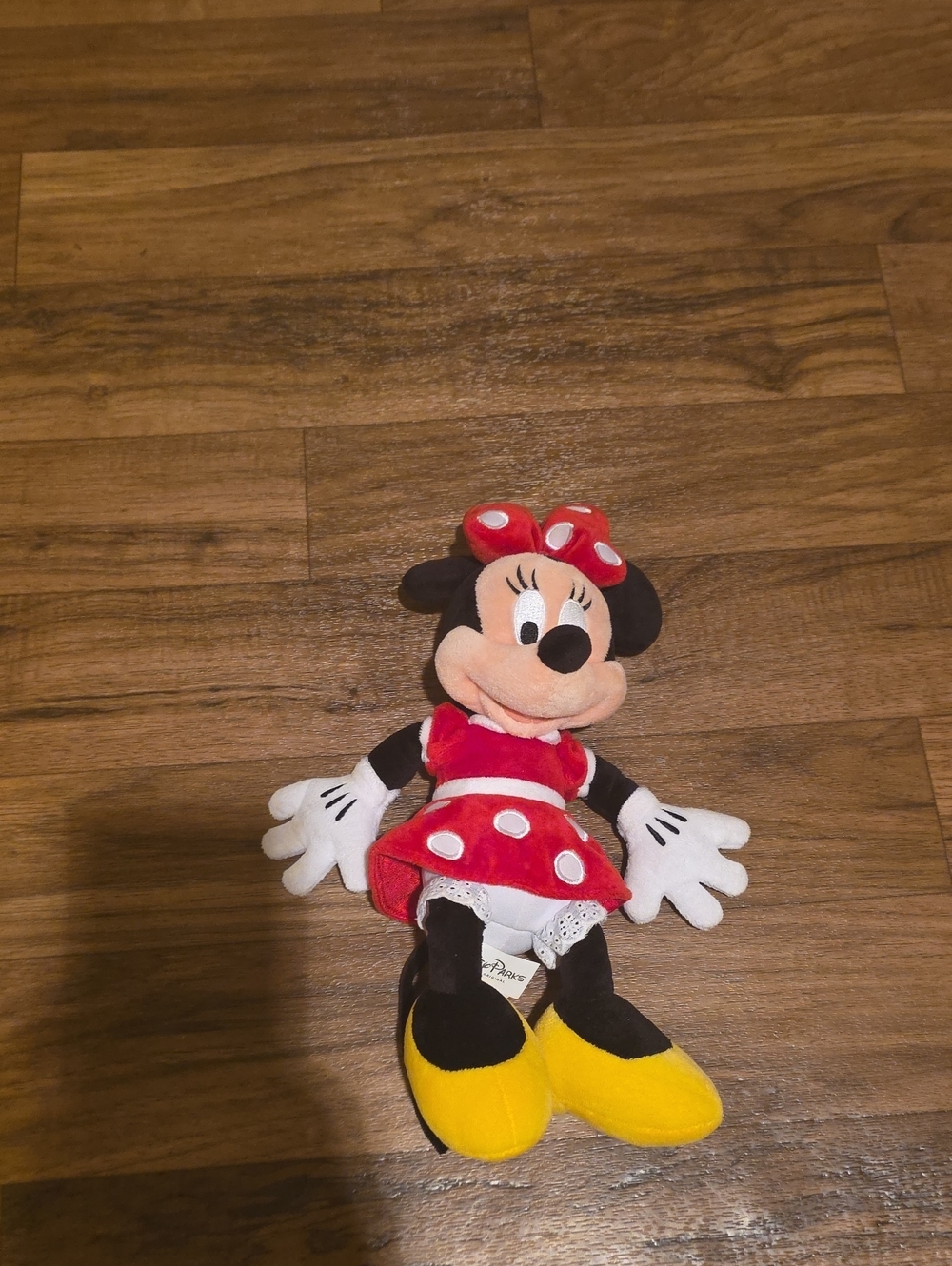 Disney Minnie Mouse Plush in Red, Black, White, Yellow